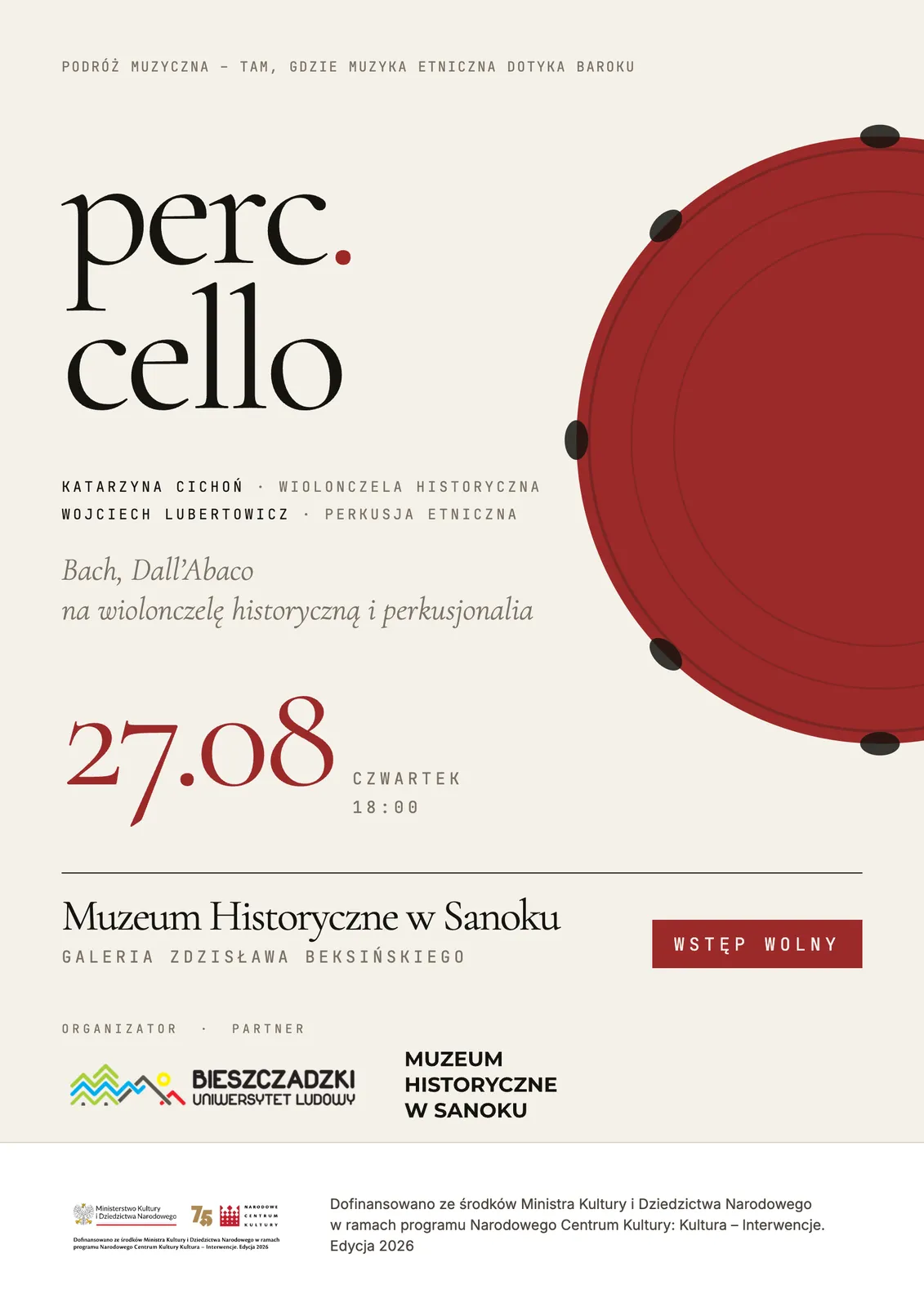 Koncert 27.08 Sanok - plakat 1